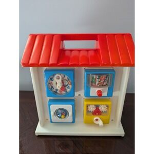 Vintage‎ Chicco Activity Center 8 Blocks House Sensory Educational MADE IN ITALY